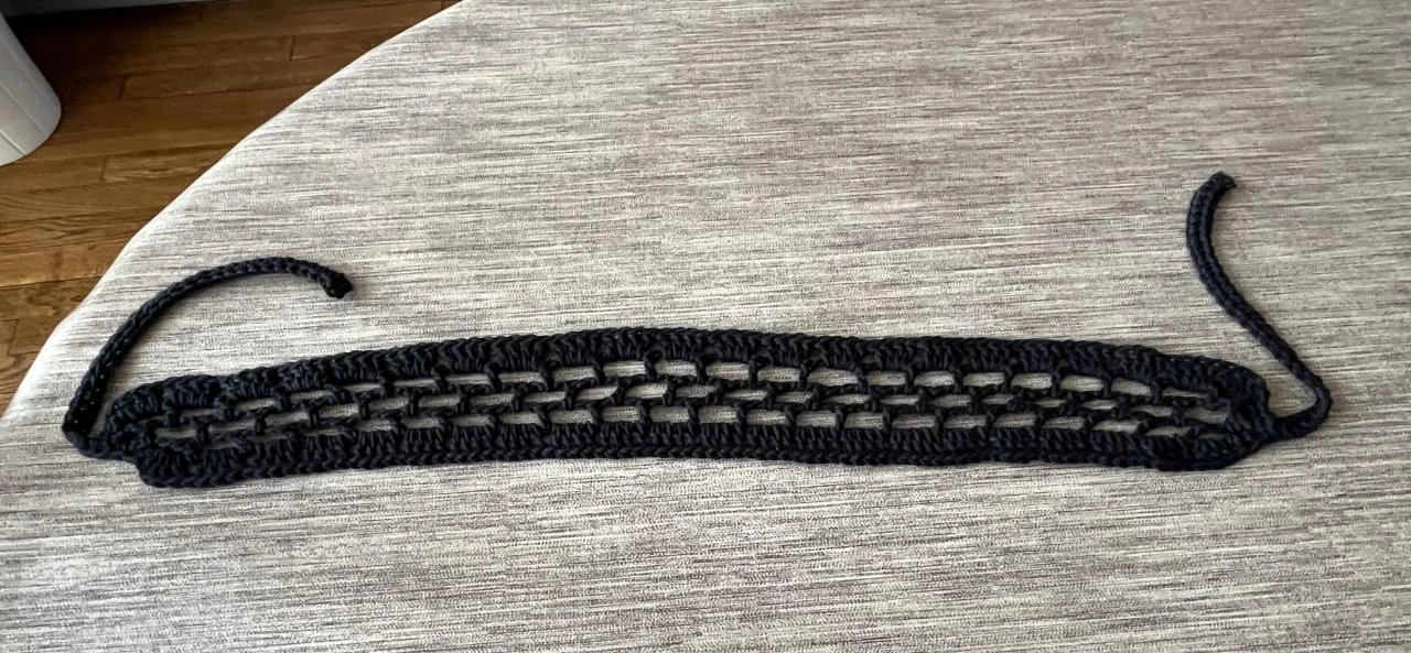 Headband Stirnband Hoofdband Venda Cotton Black One Size – photo 4